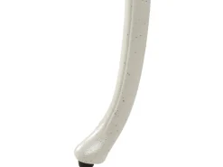 Havebænk PIURA 88 cm Metal Hvid