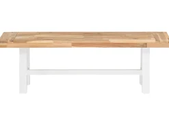 Havebænk SCANIA 140 cm Akacietræ Hvid