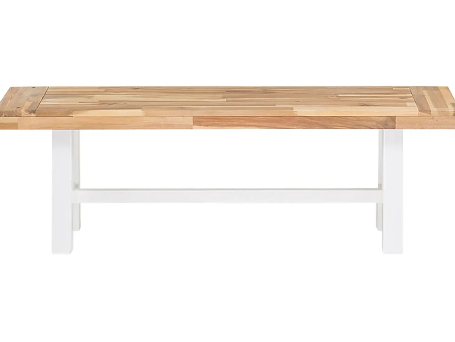 Havebænk SCANIA 140 cm Akacietræ Hvid