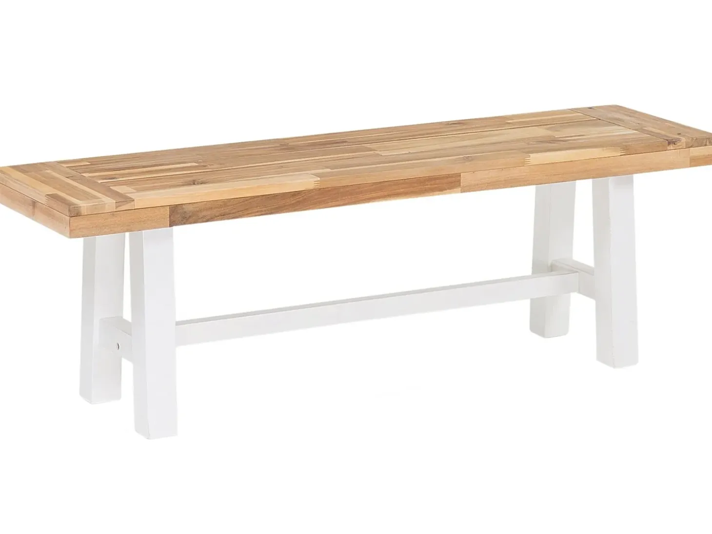 Havebænk SCANIA 140 cm Akacietræ Hvid