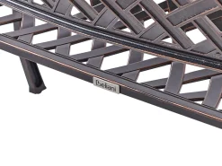 Havebænk STAGGIA 104 cm Metal Brun