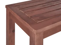 Havebænk TUSCANIA 160 cm Eukalyptustræ Mørkebrun