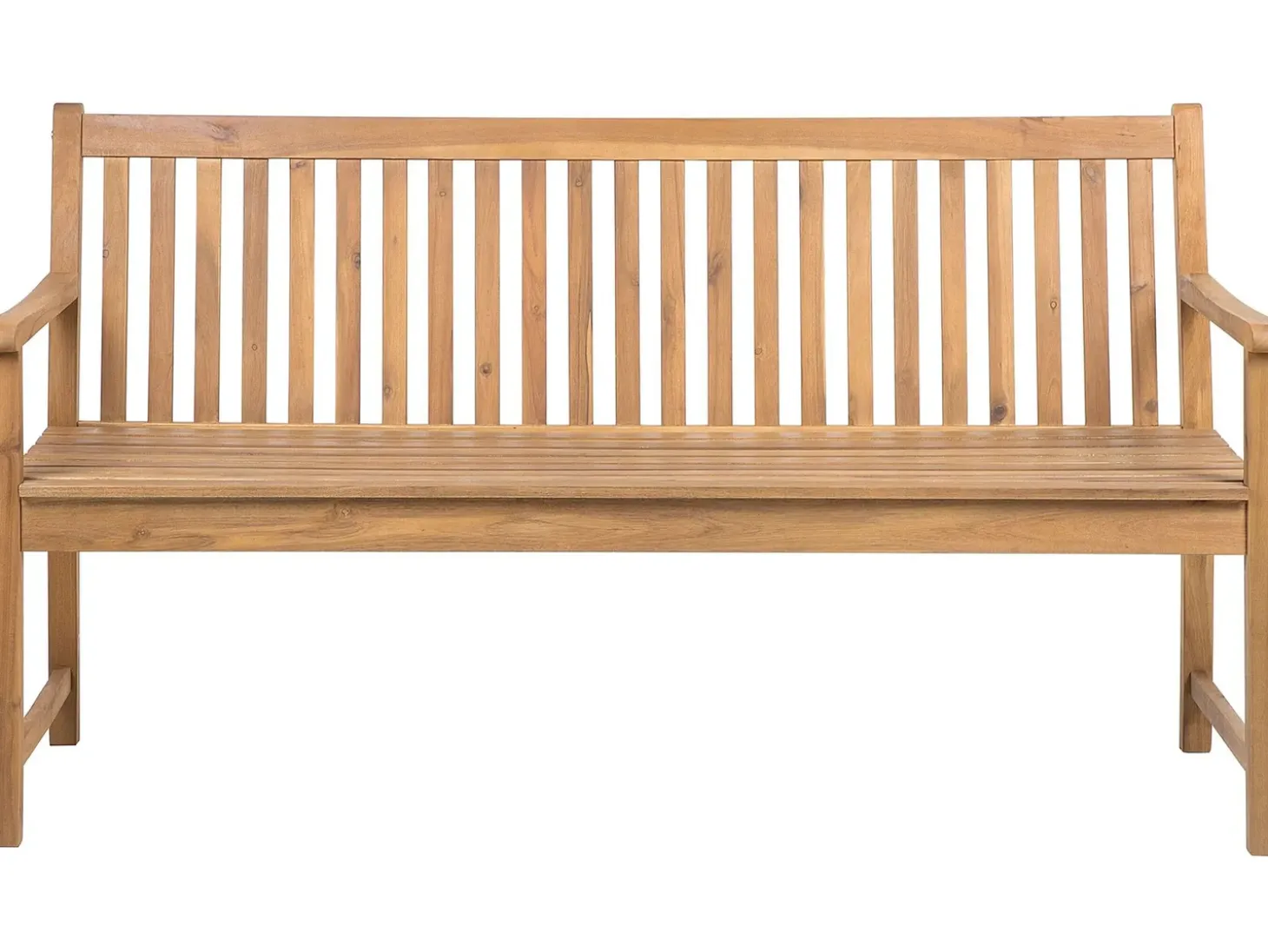Havebænk VIVARA 160 cm Certificeret akacietræ Lysebrun