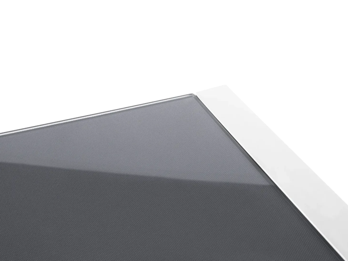 Havebord BACOLI 210 cm 90 cm Glas Cremehvid