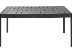 Havebord BARTICA 154 cm 84 cm Sort