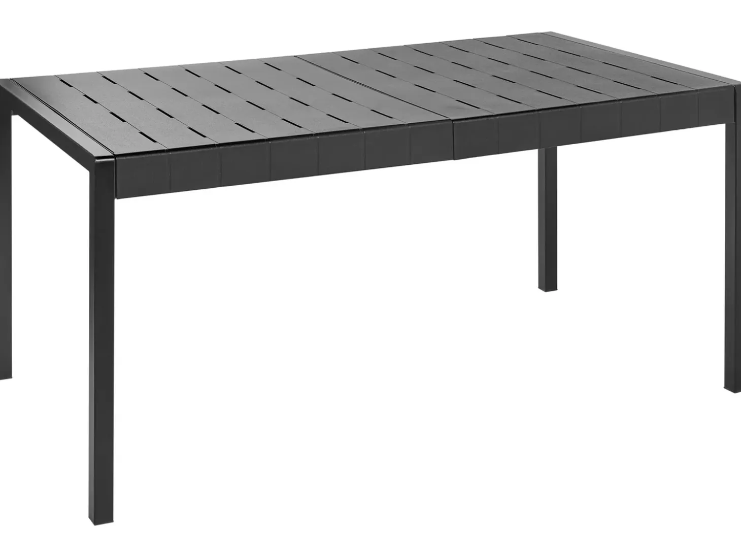 Havebord BARTICA 154 cm 84 cm Sort