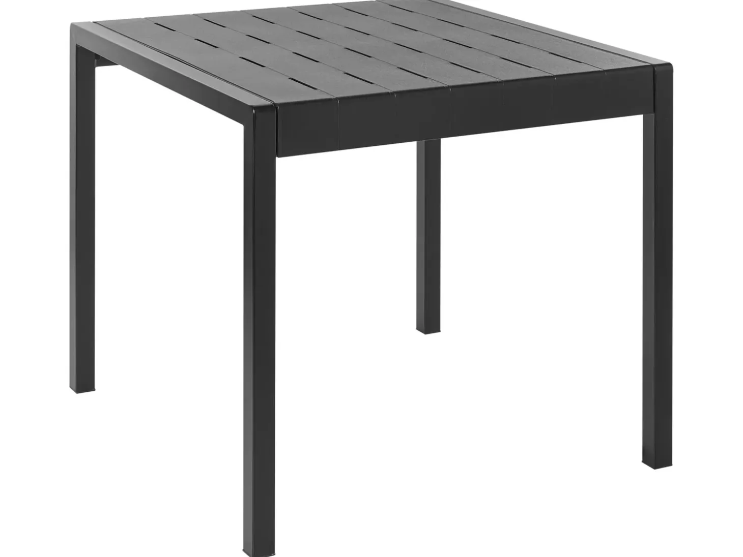 Havebord BARTICA 81 cm 84 cm Sort