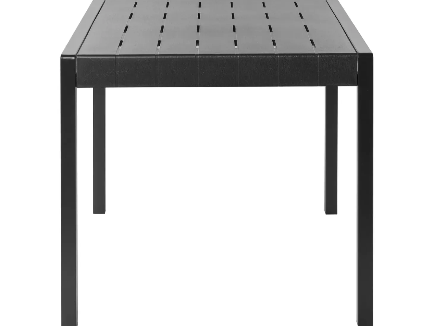 Havebord BARTICA 81 cm 84 cm Sort