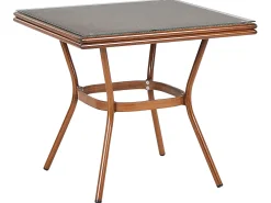 Havebord CASPRI II 80 cm 80 cm Glas Grå