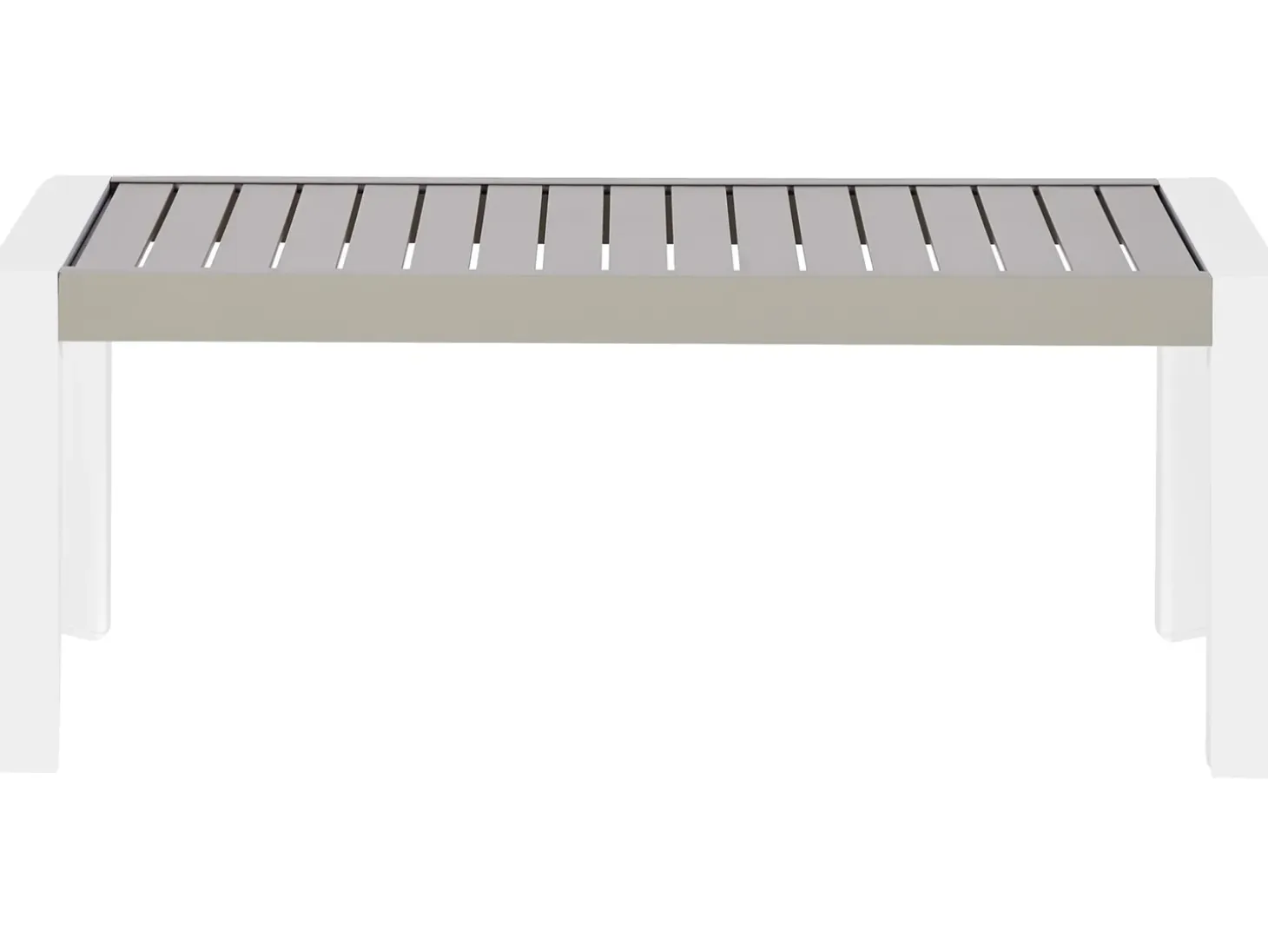 Havebord CASTELLA 120 cm 70 cm Metal Brungrå
