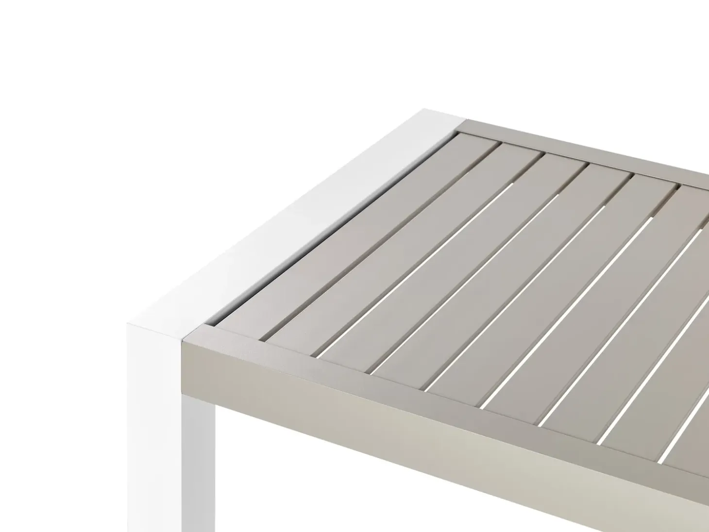Havebord CASTELLA 120 cm 70 cm Metal Brungrå