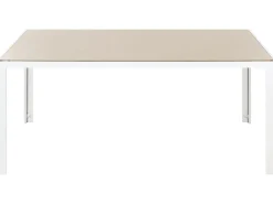 Havebord CATANIA 160 cm 91 cm Glas Beige