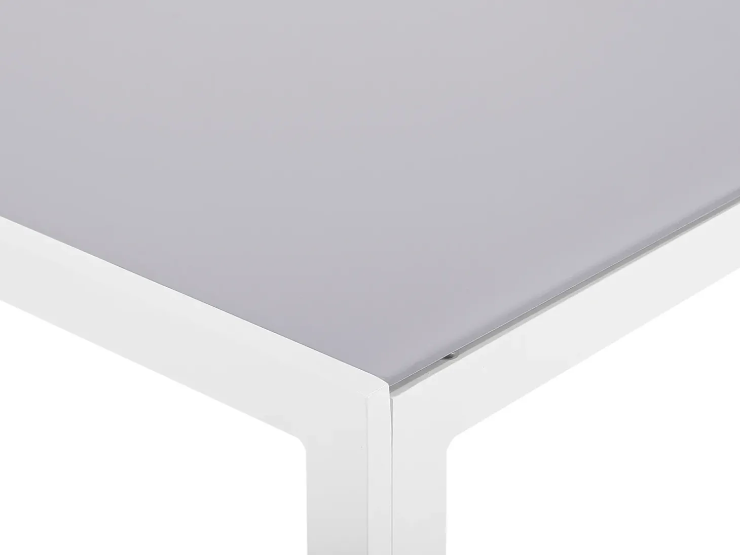 Havebord CATANIA 160 cm 91 cm Glas Grå