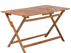 Havebord CENTO 140 cm 75 cm Akacietræ Brun