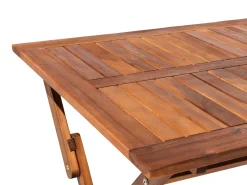 Havebord CENTO 140 cm 75 cm Akacietræ Brun