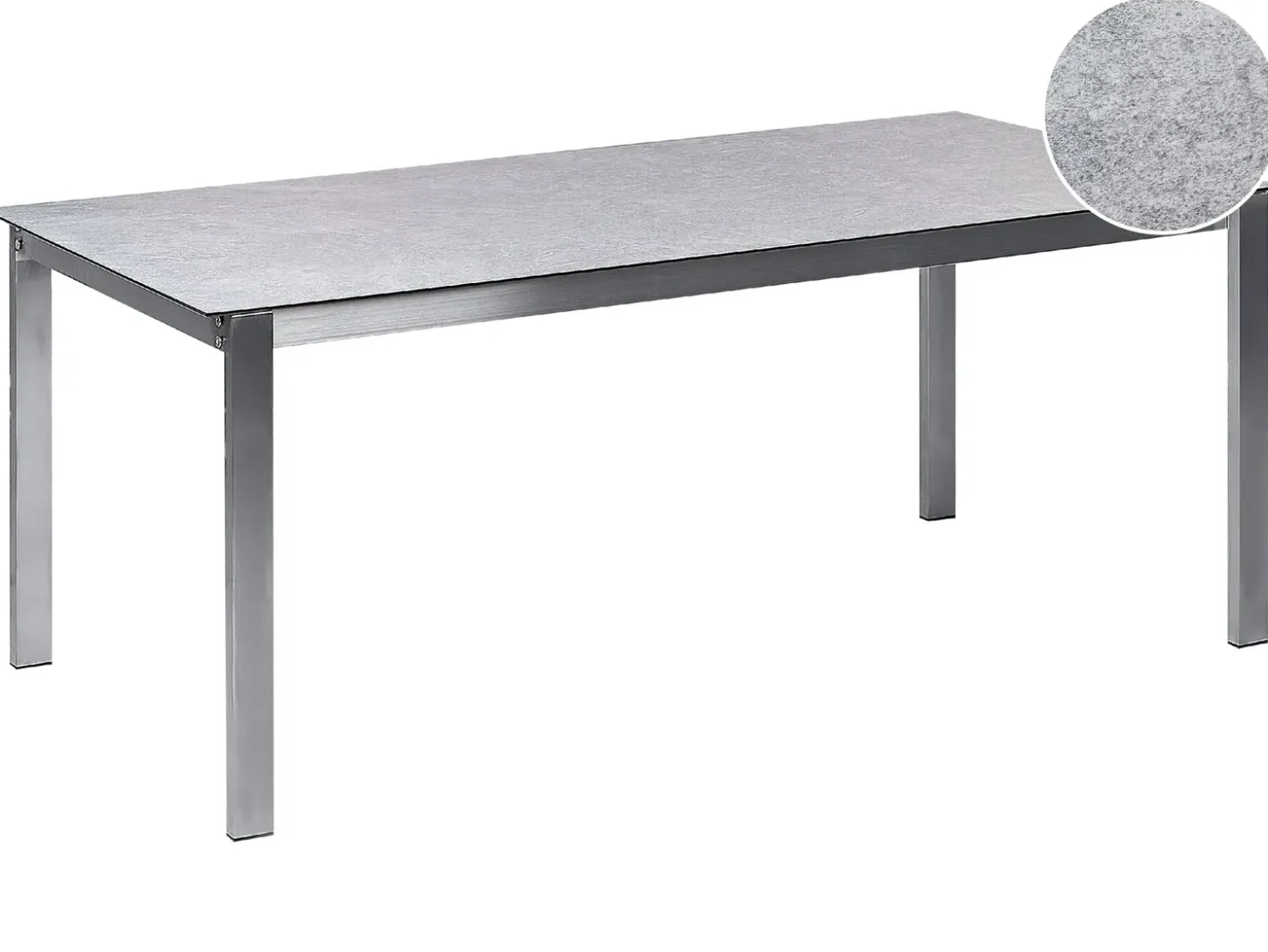 Havebord COSOLETO 180 cm 90 cm Glas Grå