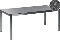 Havebord COSOLETO 180 cm 90 cm Glas Sort