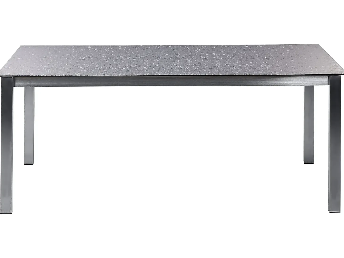 Havebord COSOLETO 180 cm 90 cm Glas Sort