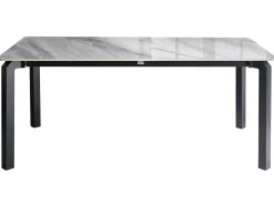 Havebord FELETTO 180 cm 90 cm Sten Grå marmor