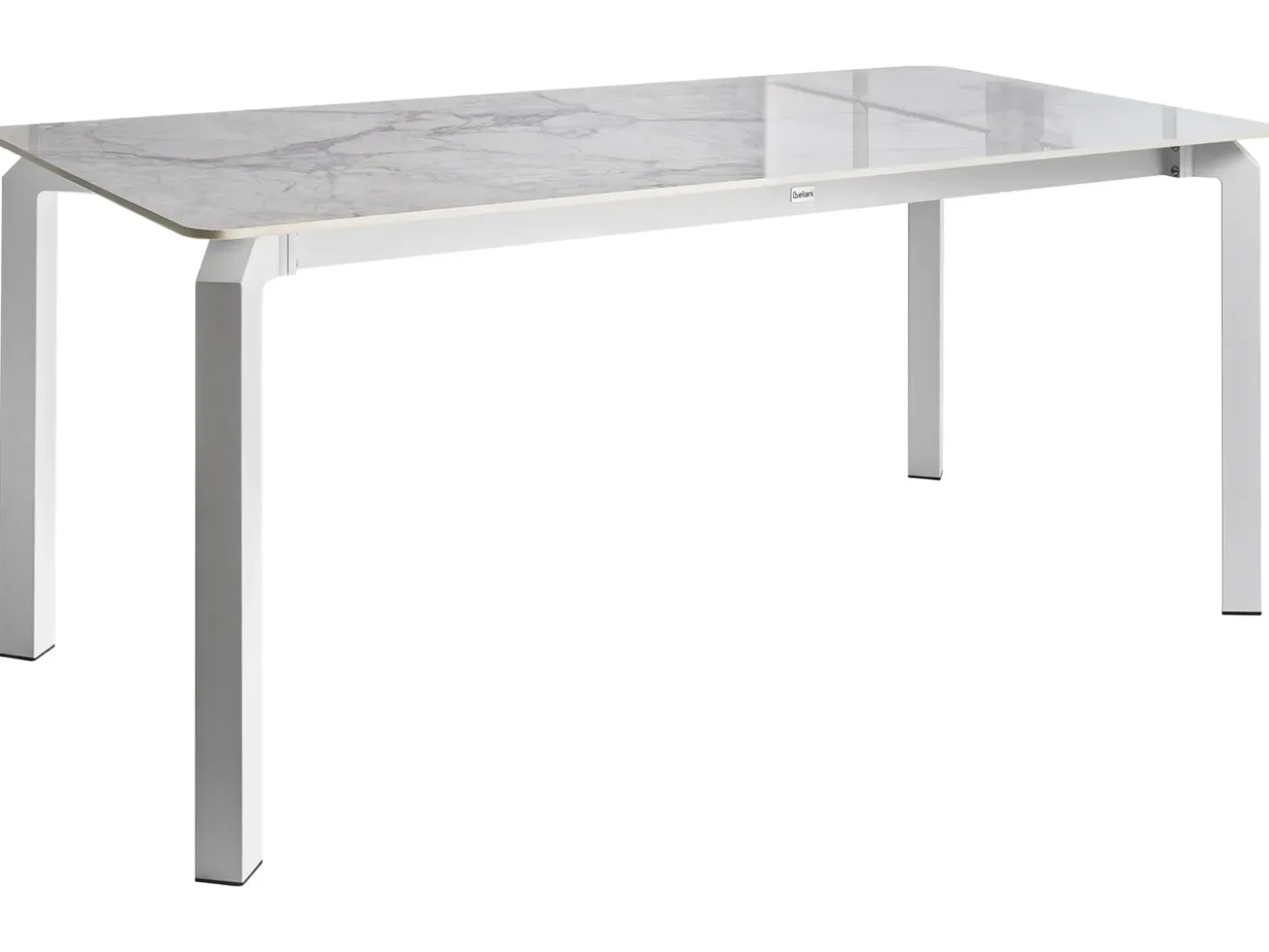 Havebord FELETTO 180 cm 90 cm Sten Hvid marmor
