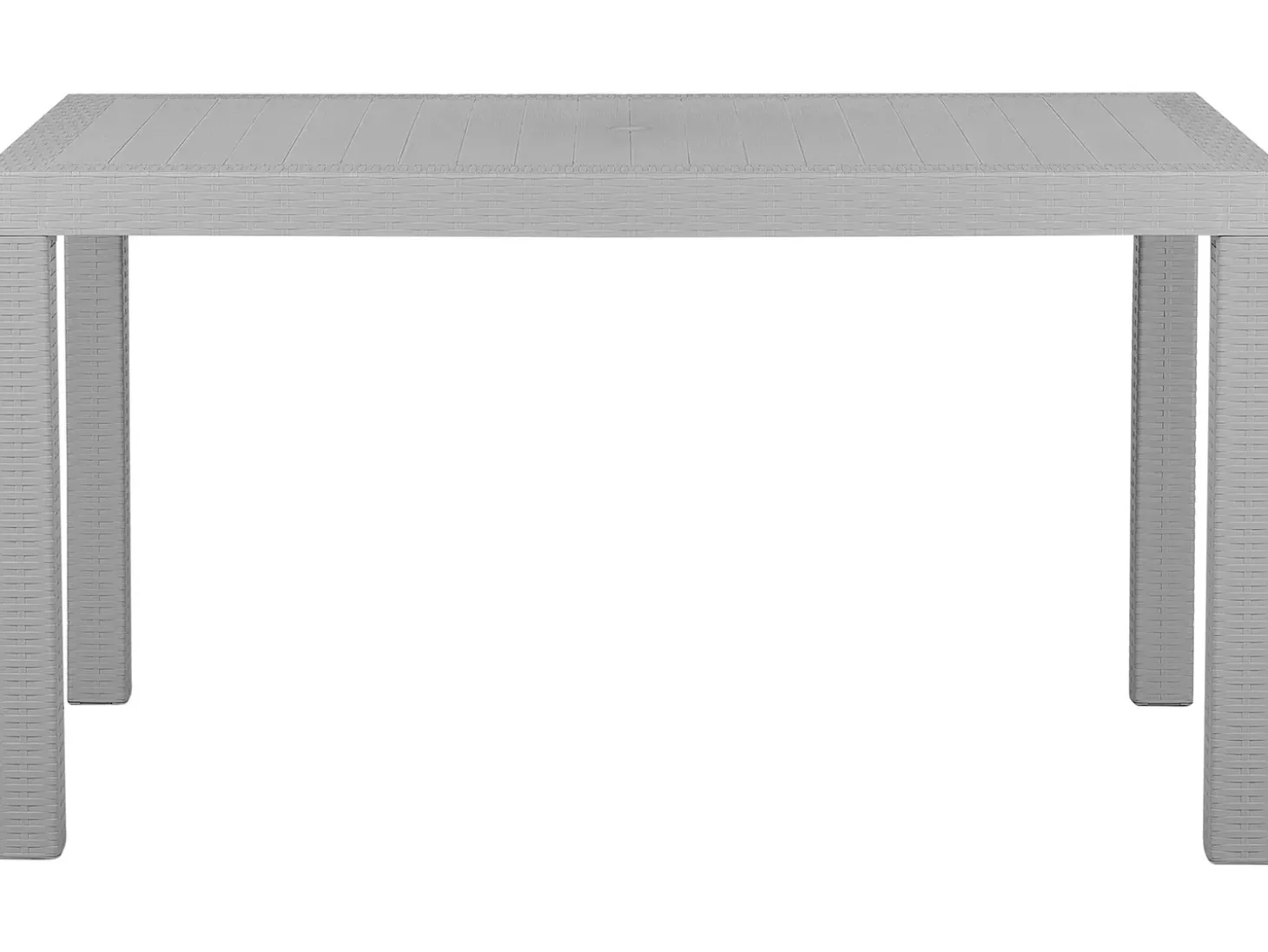Havebord FOSSANO 140 cm 80 cm Lysegrå