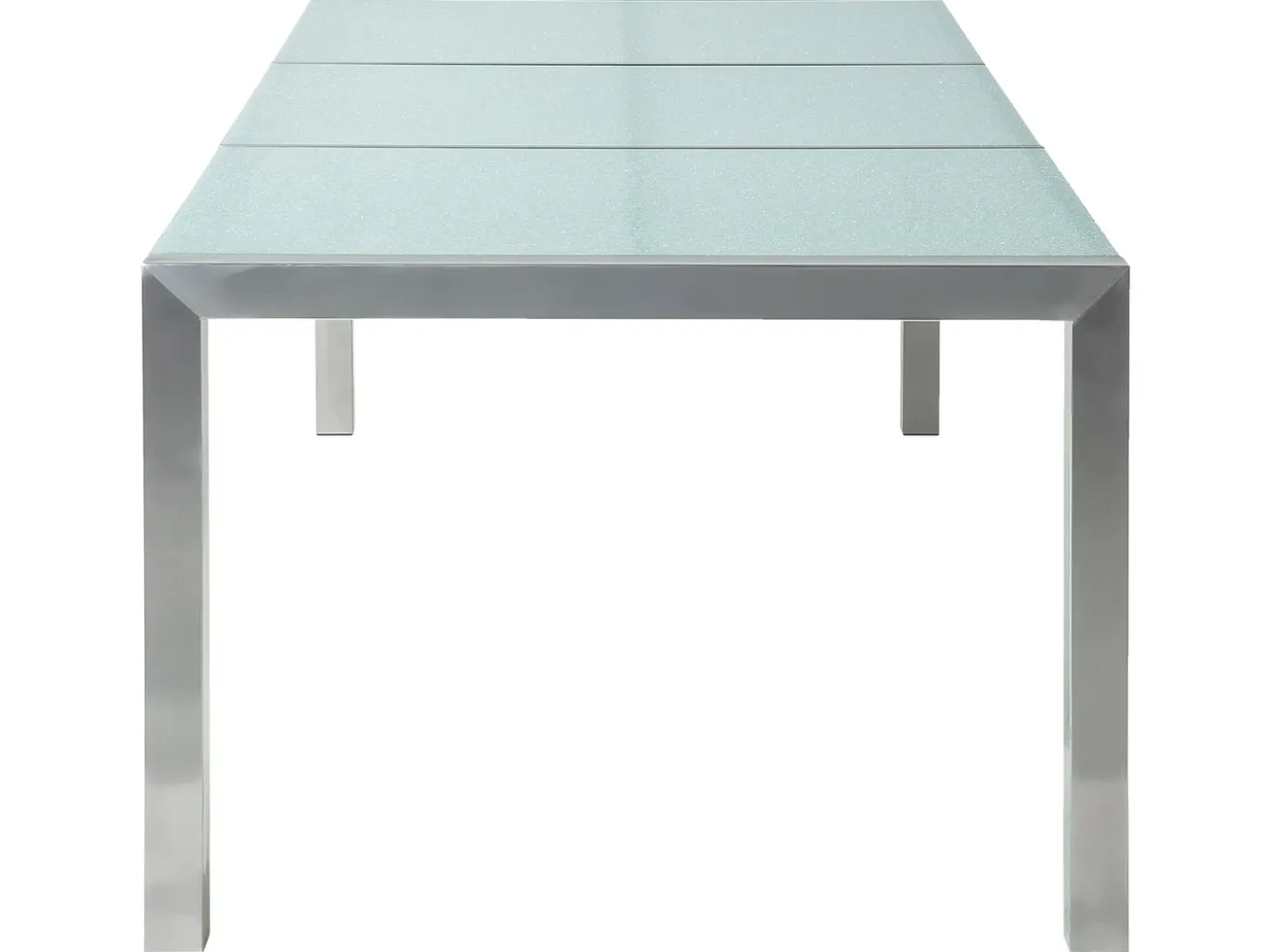 Havebord GROSSETO 220 cm 100 cm Krakeleret glas Transparent
