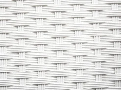 Havebord ITALY 220 cm 100 cm Glas Hvid