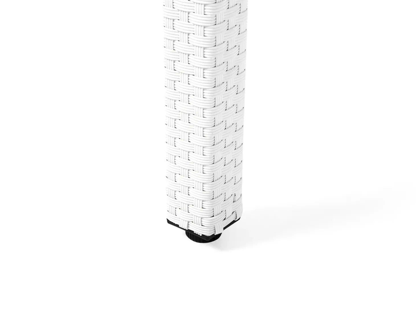 Havebord ITALY 220 cm 100 cm Glas Hvid