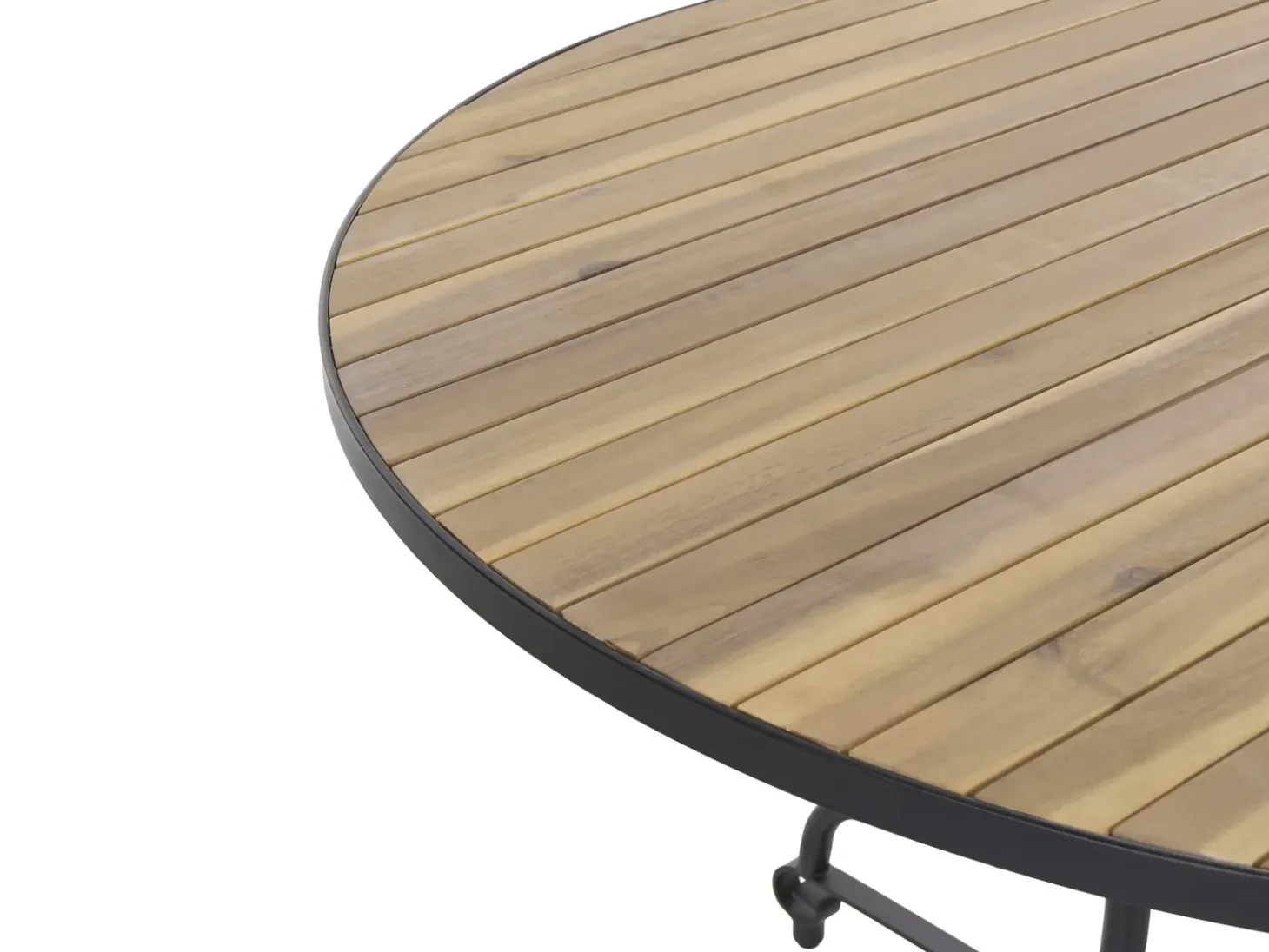 Havebord LASCARI 120 cm 120 cm Akacietræ Lysebrun