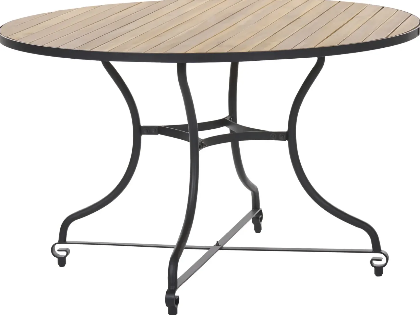 Havebord LASCARI 120 cm 120 cm Akacietræ Lysebrun