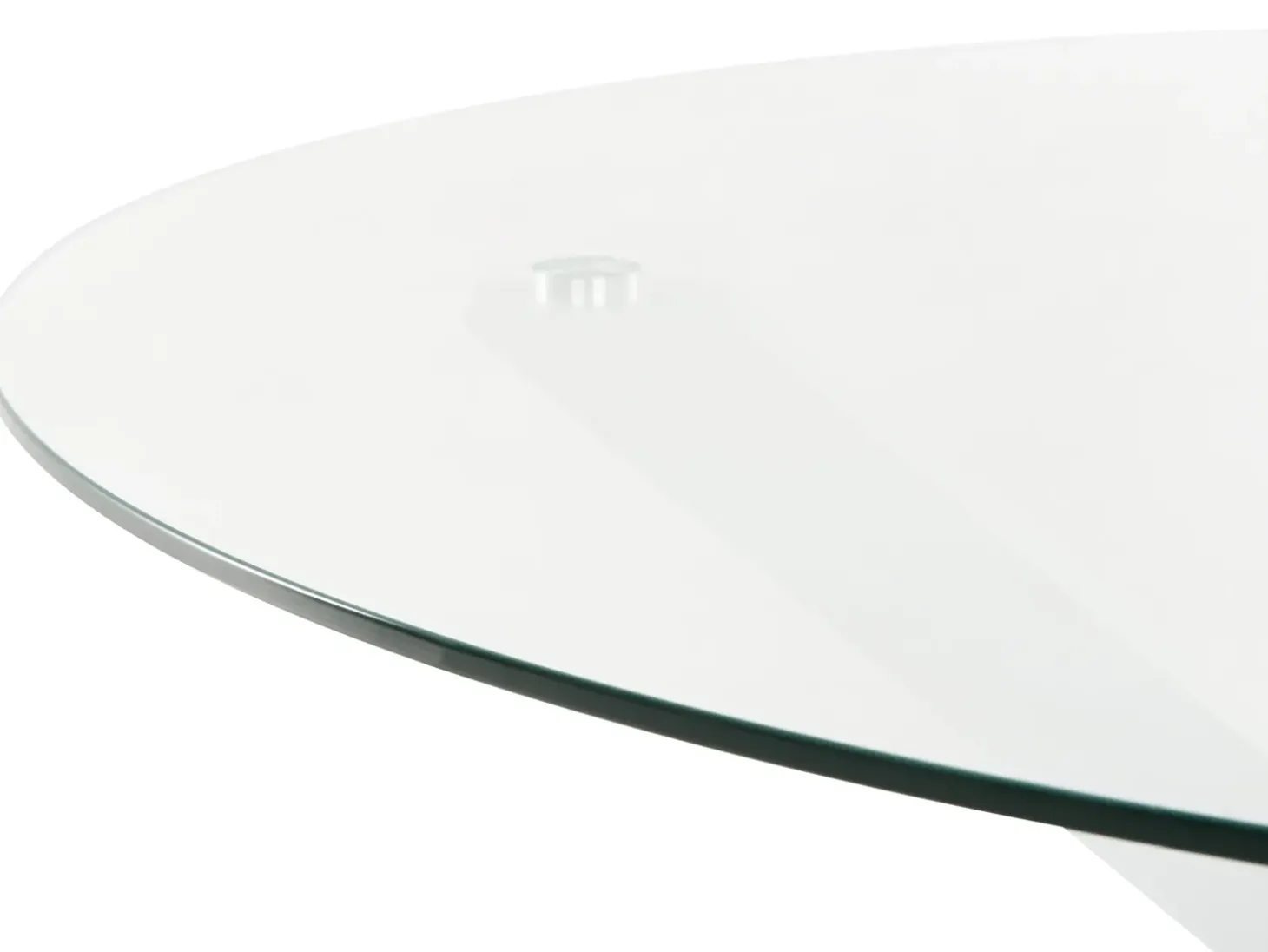 Havebord MALETTO 120 cm 120 cm Glas Hvid