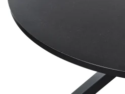 Havebord MALETTO 120 cm 120 cm Glas Sort