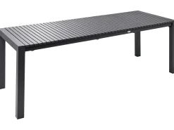 Havebord med udtræk ARDESIO 160/220 cm 90 cm Metal Mørkegrå