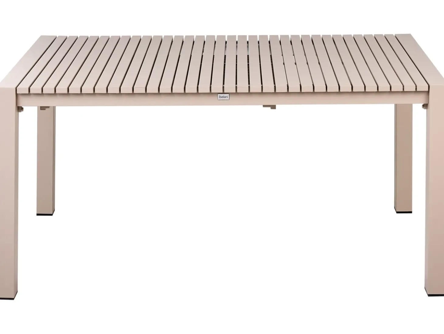 Havebord med udtræk ARDESIO 160/220 cm 90 cm Metal Sand Beige