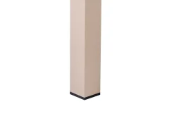 Havebord med udtræk ARDESIO 160/220 cm 90 cm Metal Sand Beige
