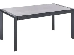 Havebord med udtræk BINASCO 160/220 cm 90 cm Sten effekt Grå