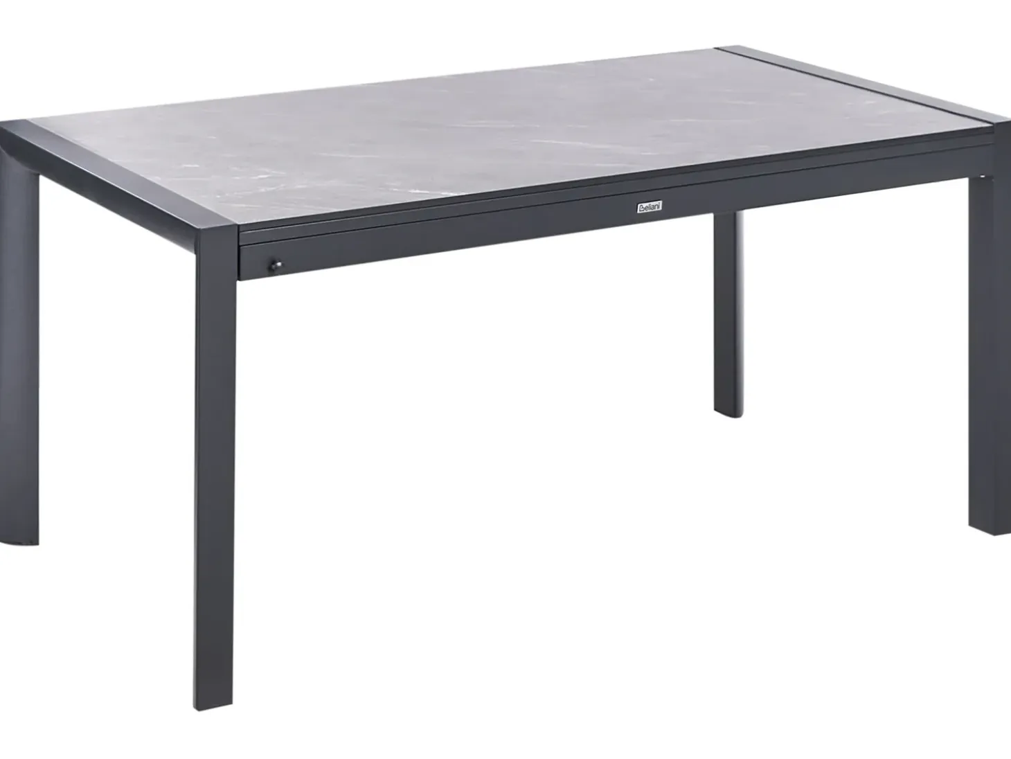 Havebord med udtræk BINASCO 160/220 cm 90 cm Sten effekt Grå