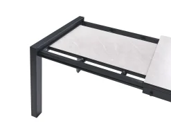 Havebord med udtræk BINASCO 160/220 cm 90 cm Beige