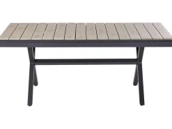 Havebord med udtræk FANES 184/242 cm 90 cm Metal Grafit