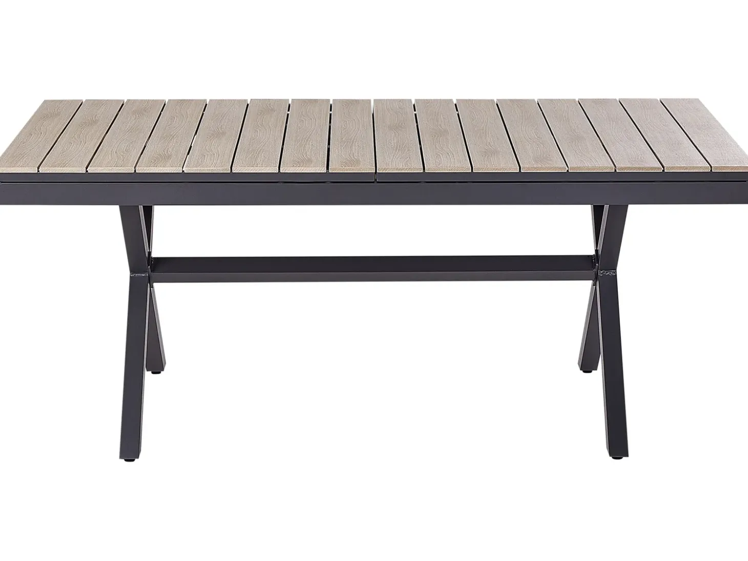 Havebord med udtræk FANES 184/242 cm 90 cm Metal Grafit