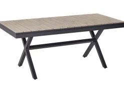 Havebord med udtræk FANES 184/242 cm 90 cm Metal Grafit