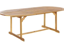 Havebord med udtræk MAUI 160/220 cm 100 cm Akacietræ Lysebrun
