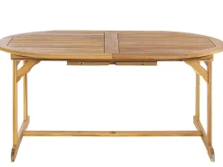 Havebord med udtræk MAUI 160/220 cm 100 cm Akacietræ Lysebrun