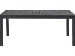 Havebord med udtræk SKALOMA 180/240 cm 90 cm Metal Mørkegrå
