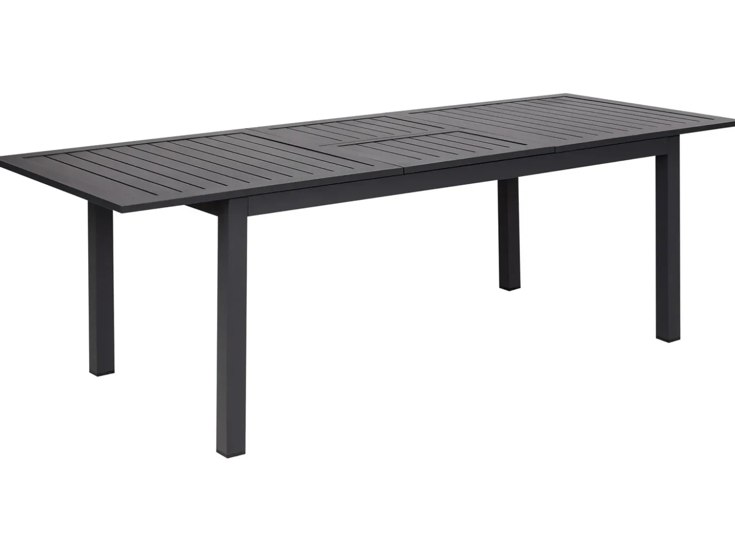 Havebord med udtræk SKALOMA 180/240 cm 90 cm Metal Mørkegrå