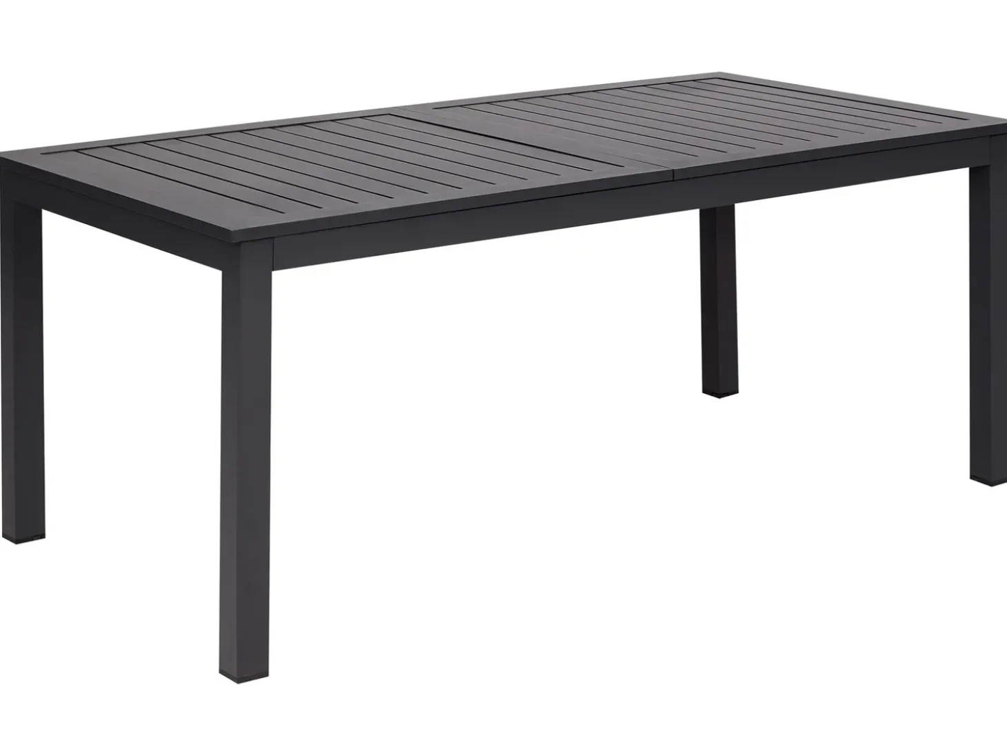Havebord med udtræk SKALOMA 180/240 cm 90 cm Metal Mørkegrå