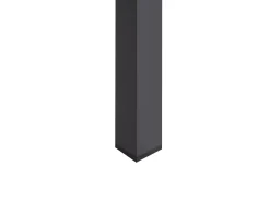 Havebord med udtræk SKALOMA 180/240 cm 90 cm Metal Mørkegrå