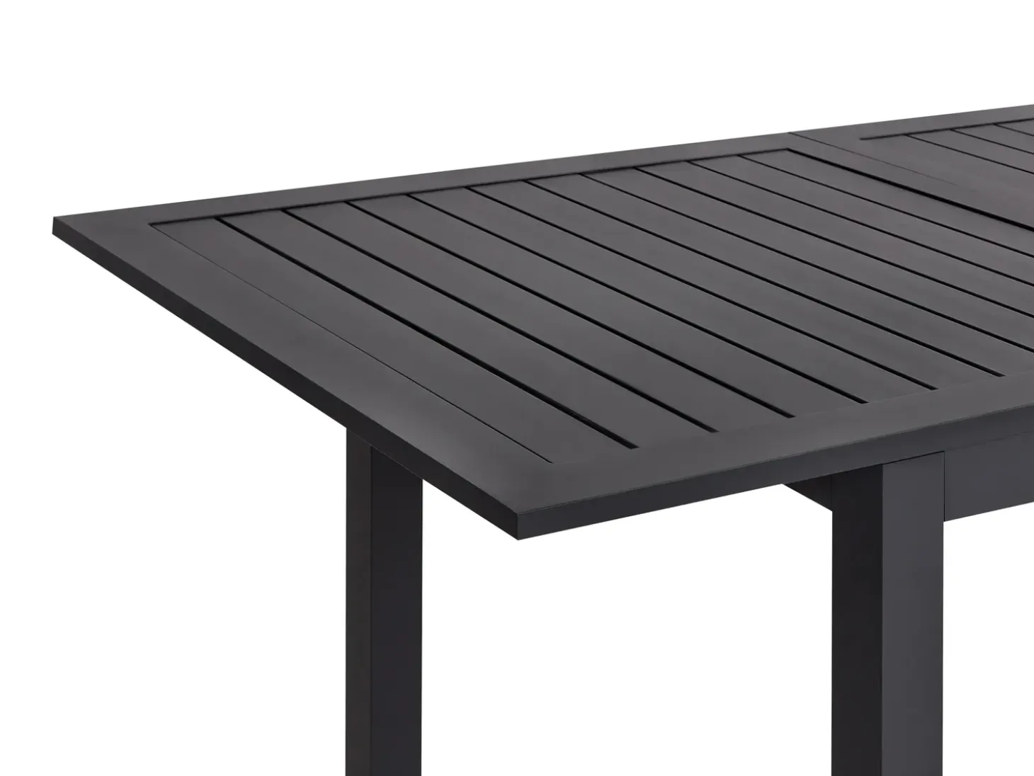 Havebord med udtræk SKALOMA 180/240 cm 90 cm Metal Mørkegrå