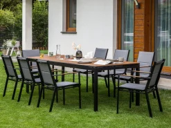 Havebord med udtræk TOFANE 198/248 cm 90 cm Brun