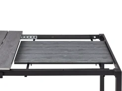 Havebord med udtræk TOFANE 198/248 cm 90 cm Grå